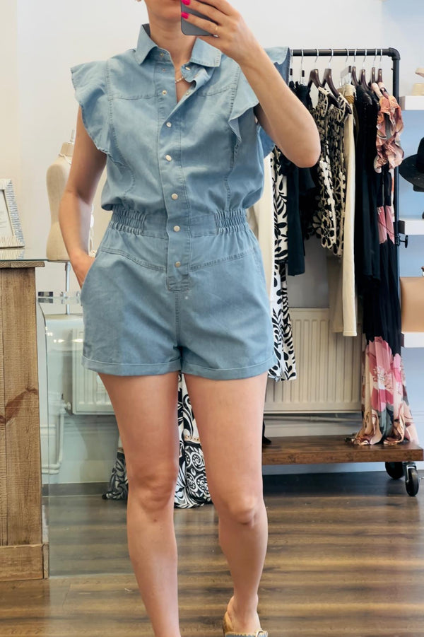 Denim Playsuit