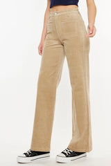 Wide Leg Corduroy Trousers