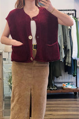 Chunky Knit Waistcoat