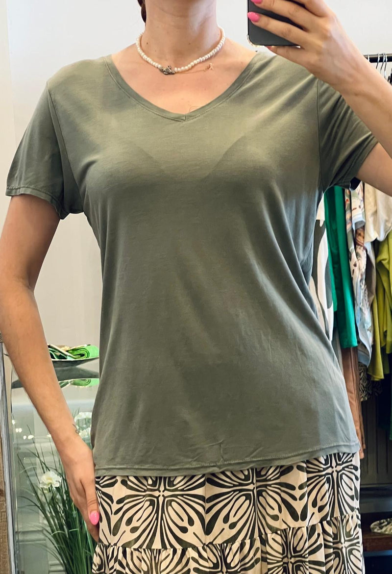 V Neckline  T-Shirt