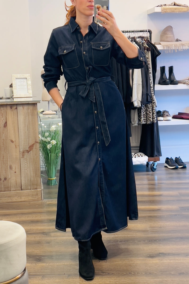 Denim Shirt Dress