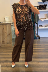 Lace Pearl Top