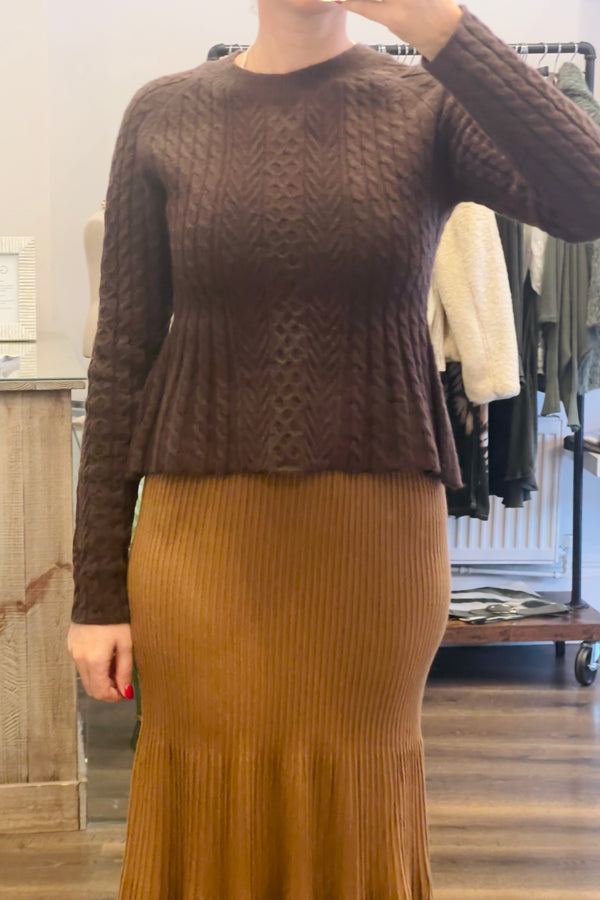 Peplum Style Knit