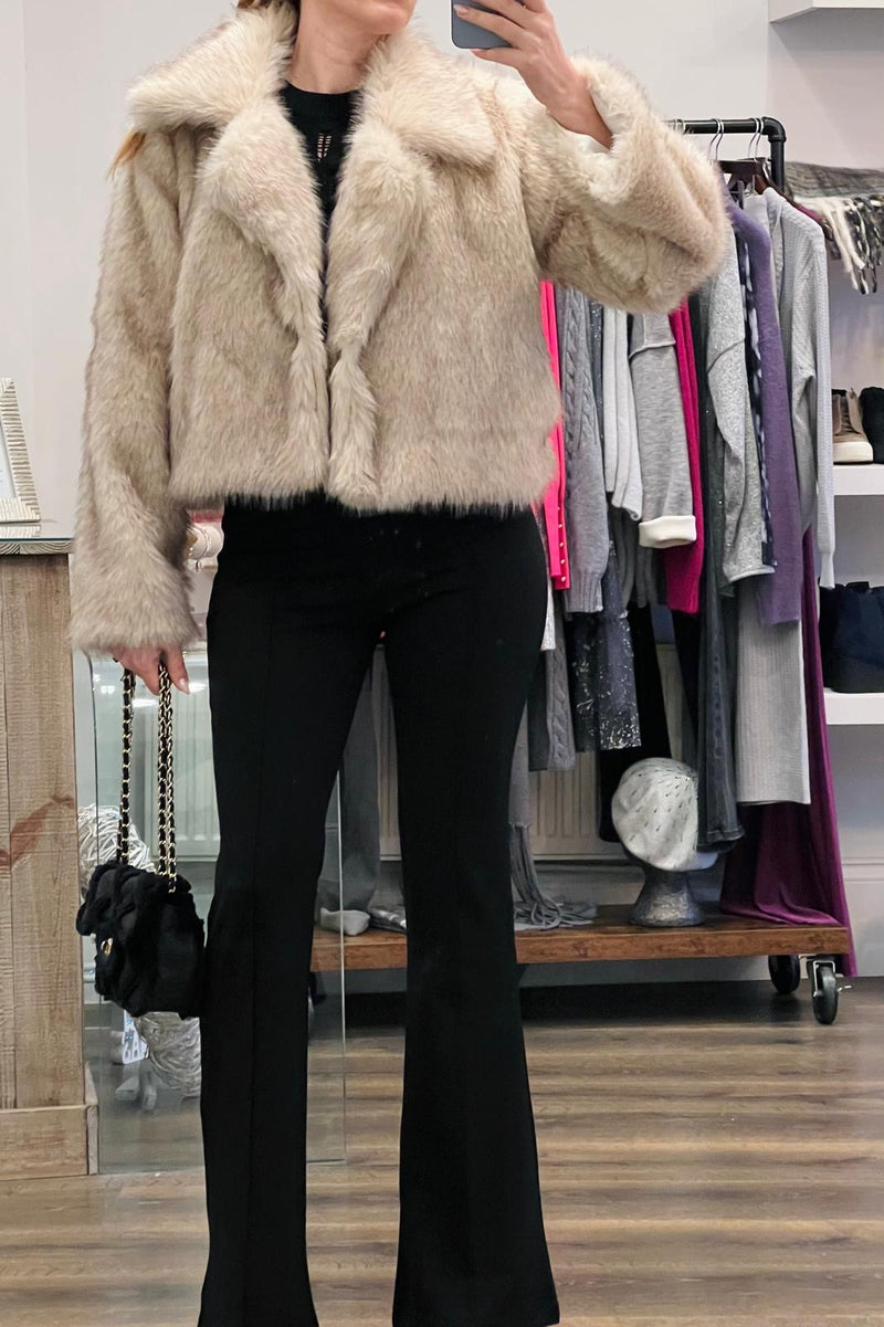 Faux Fur Short Jacket