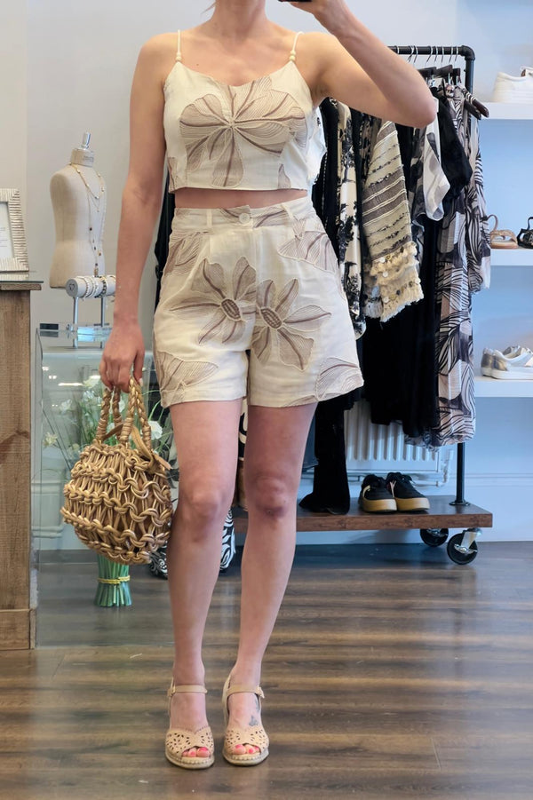 Co-ord Cotton Short Set