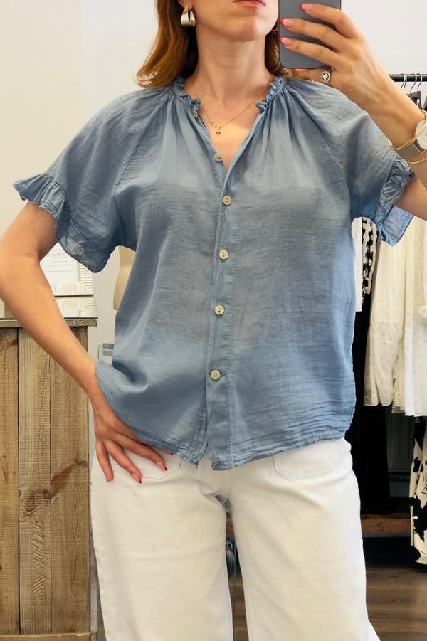 Cotton Button Top