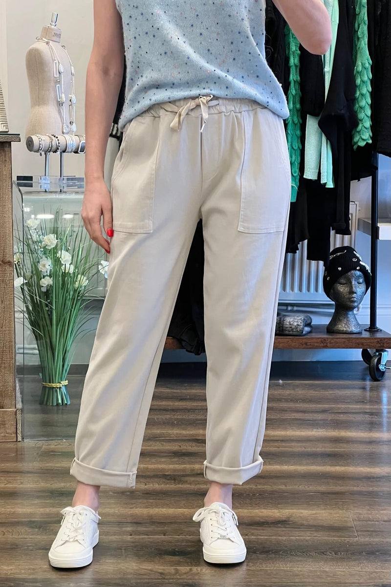 Baggy Front Pocket Trousers