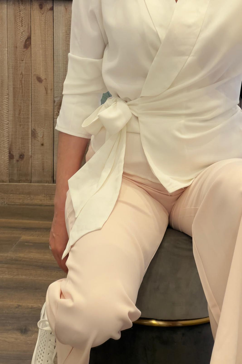 Wrap Over Shirt Jacket