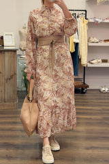 Long Sleeve Floral Dress