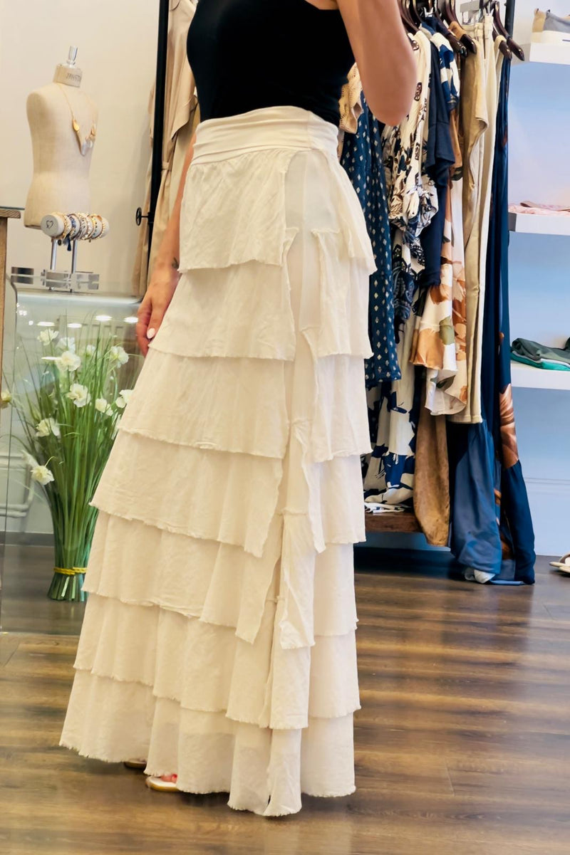 Frill Maxi Skirt
