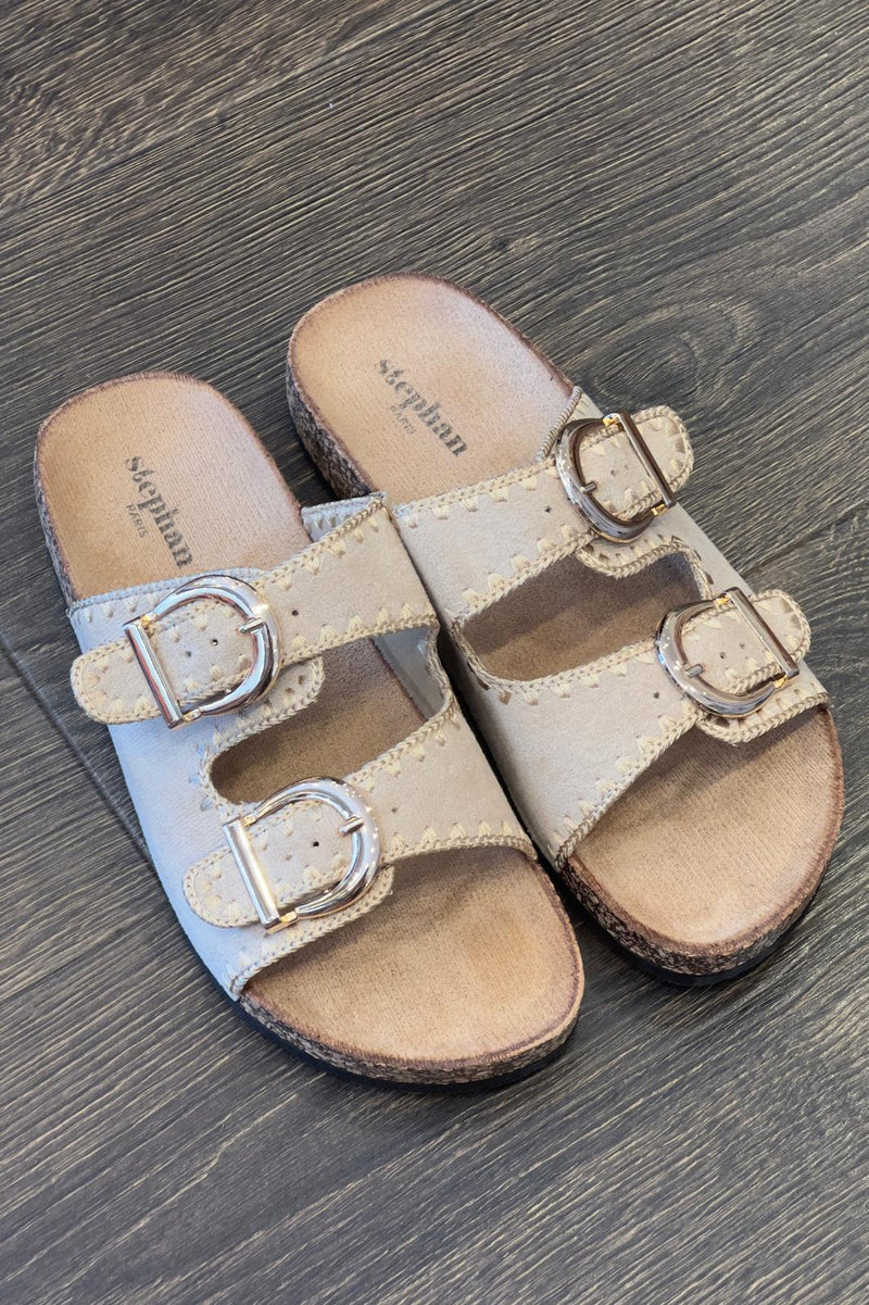 Double Buckle Sandal