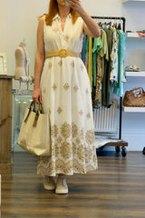 Gold Embroidered Dress