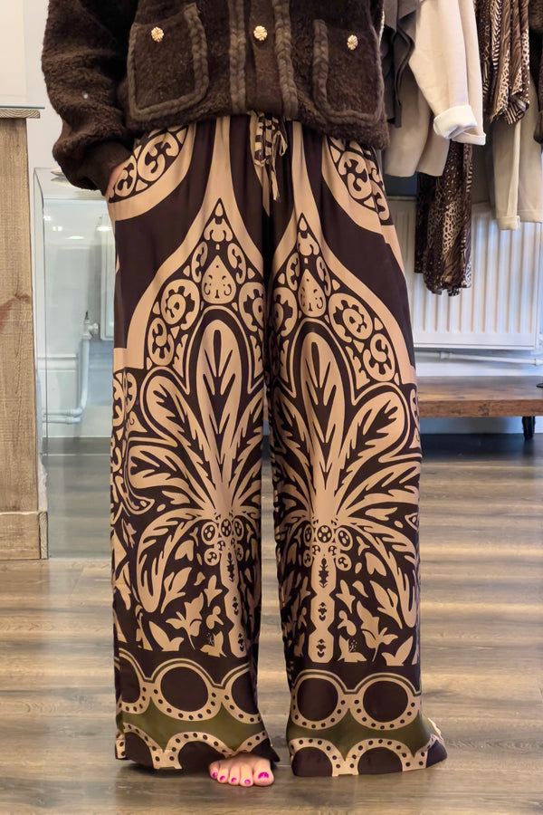Pocket Print Trousers