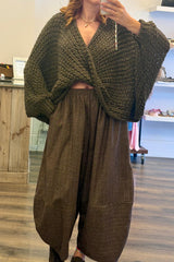 Crossover Chunky Knit