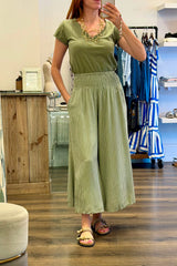V Neck Cotton T-Shirt
