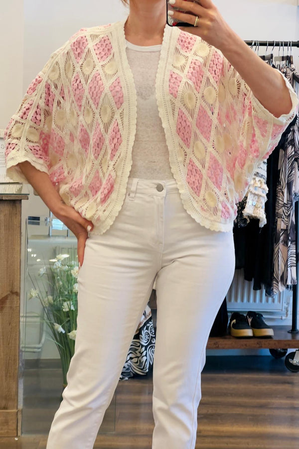 Open Front  Crochet Cardigan