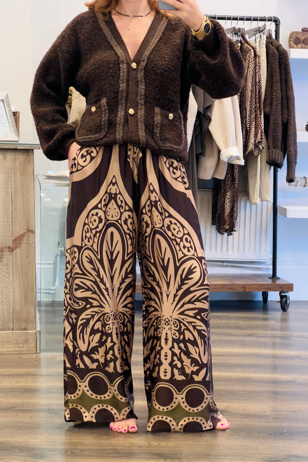 Pocket Print Trousers