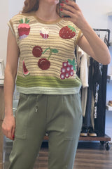 Tutti Frutti Crochet Vest Top