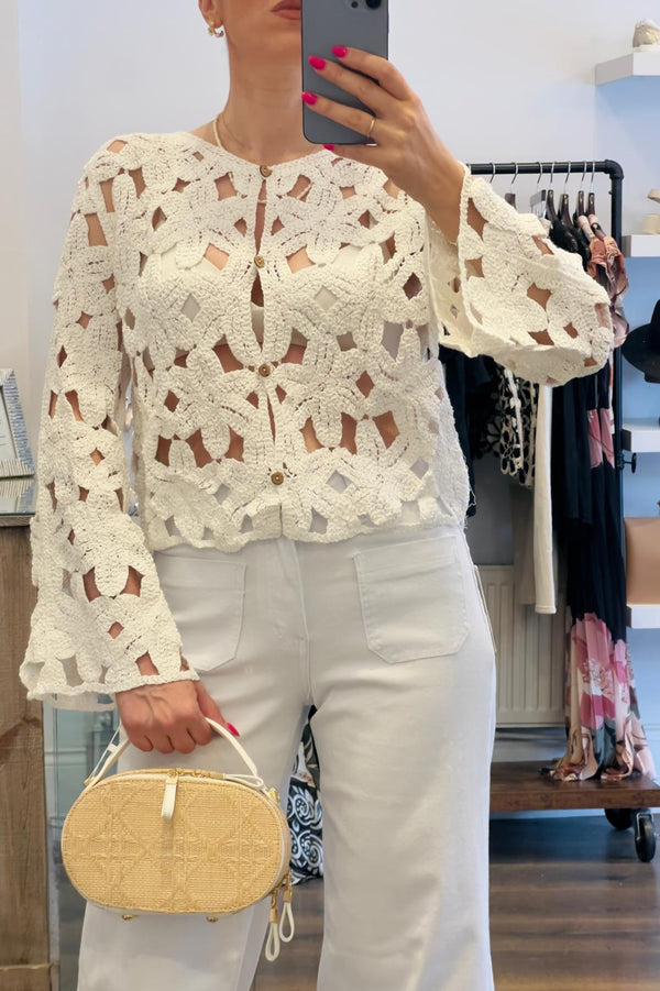Crochet Daisy Jacket