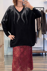 Crystal Embellished Knit