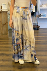 Satin Palazzo Trousers