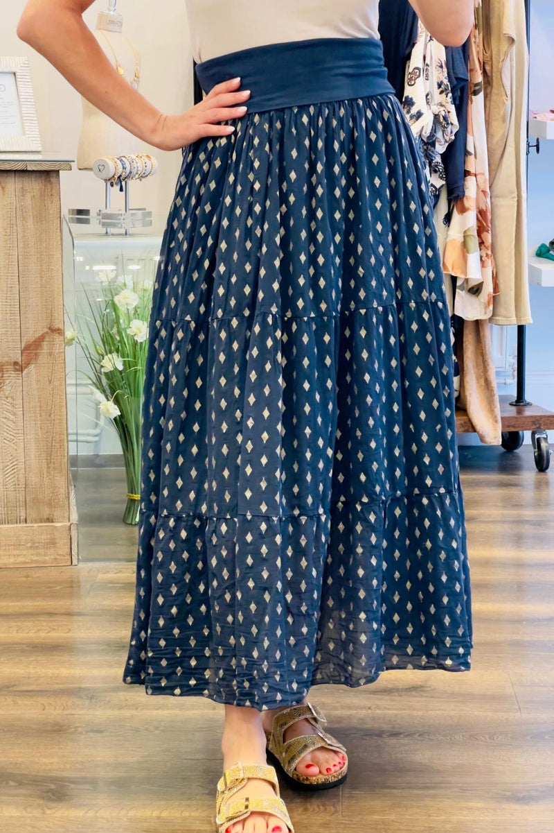 Tiered Diamond Skirt