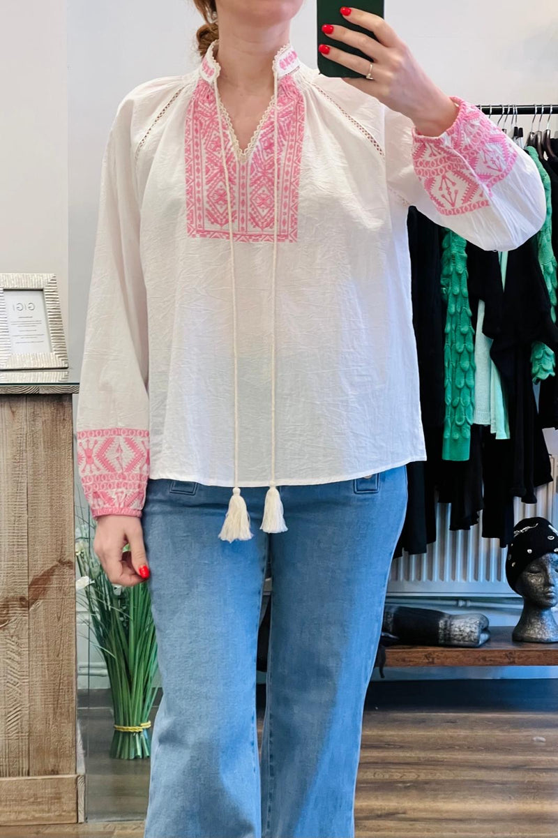 Embroidery Blouse Shirt