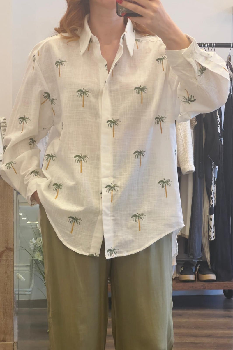 Palm Tree Print Shirt