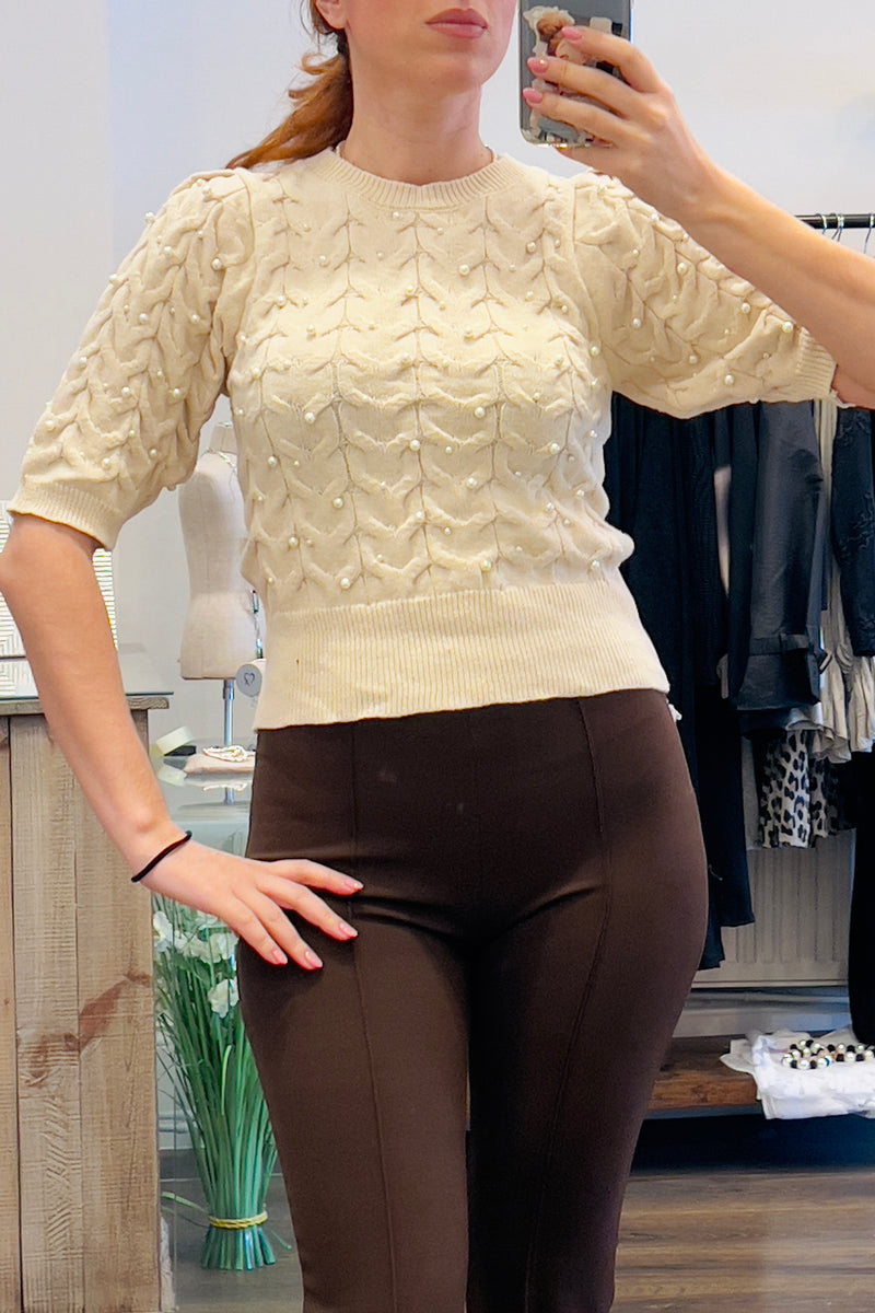 Pearl Cable Knit