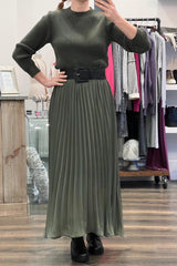 Jumper Pleated Dress