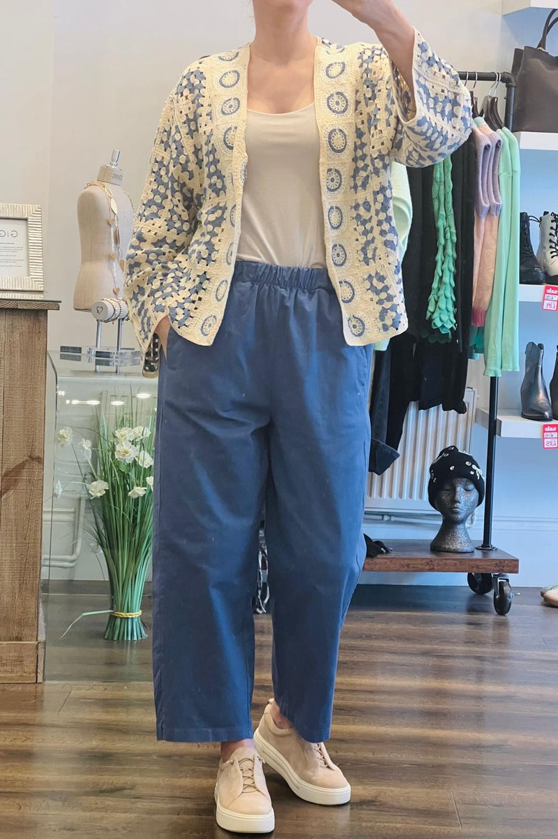 Cropped Pocket Trousers