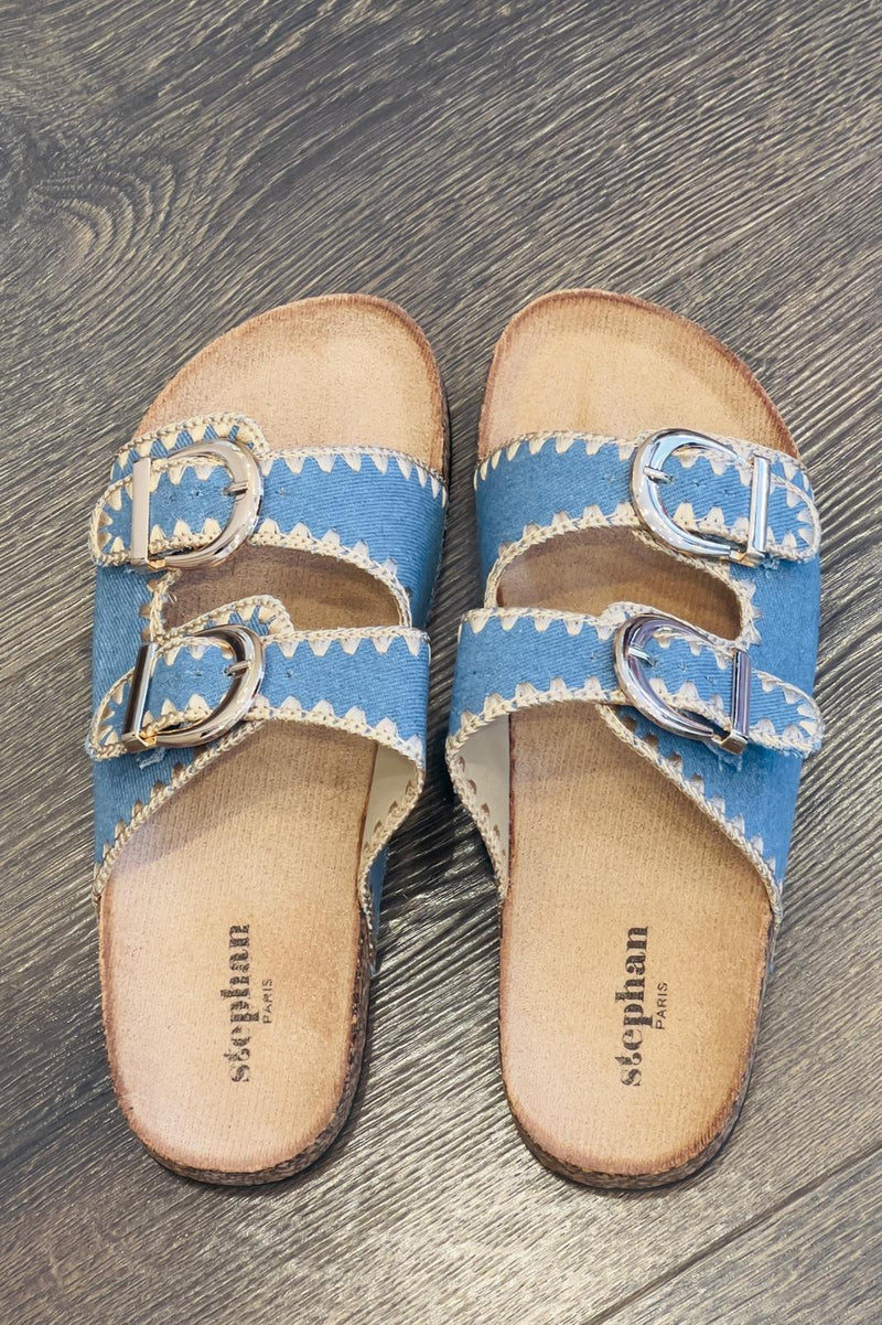 Double Buckle Sandal