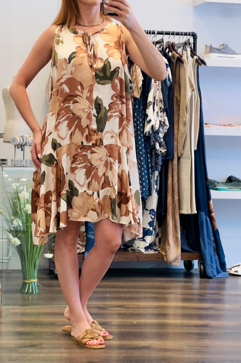 Midi Print Dress