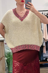 Popcorn Knitted Vest