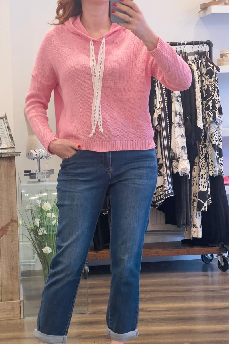 Cotton  Knit Hoodie