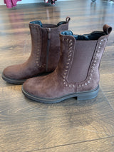 Faux Suede Chelsea Boot