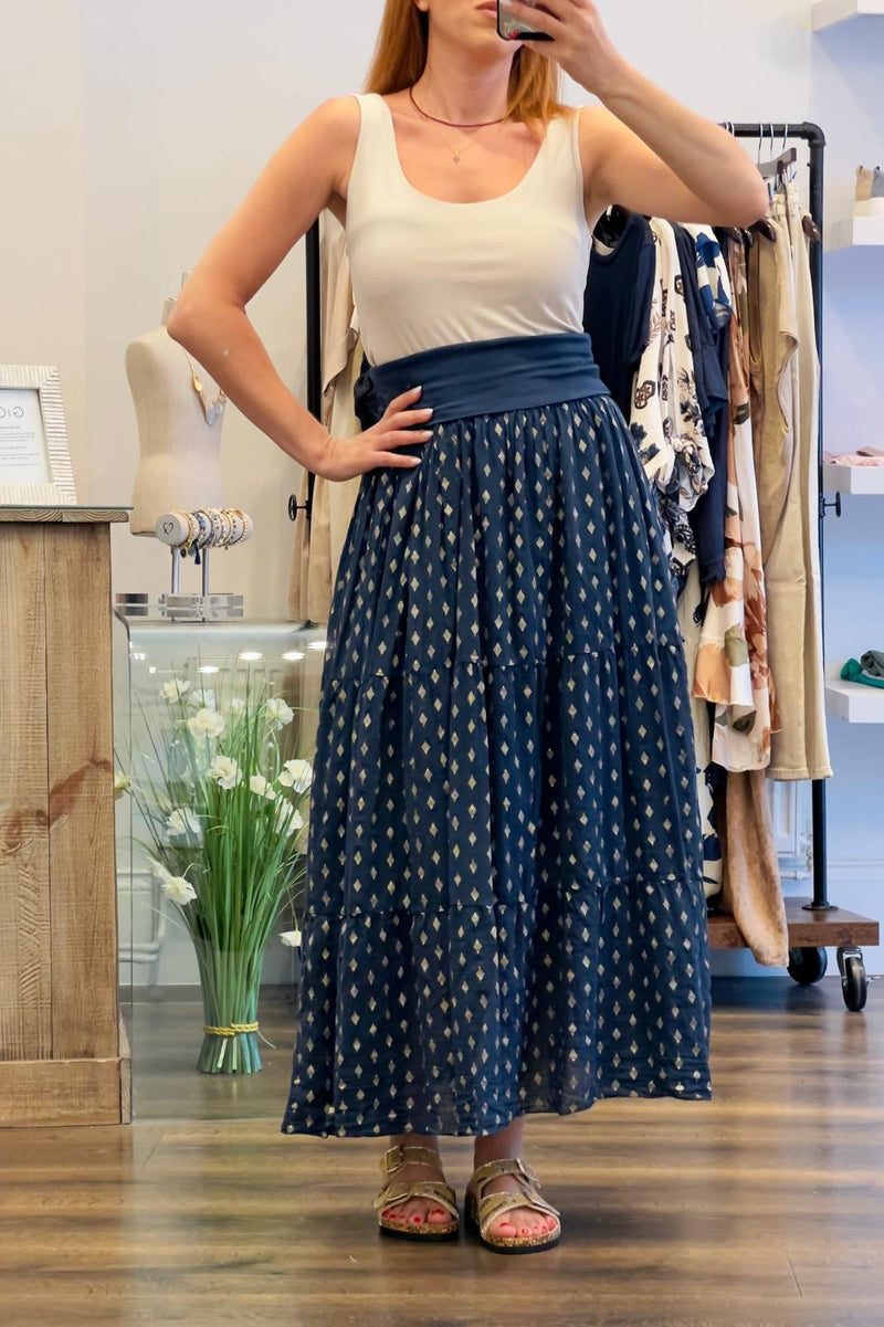 Tiered Diamond Skirt