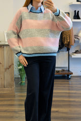 Striped Knit Jumper