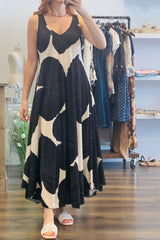Print V-Neck Dress