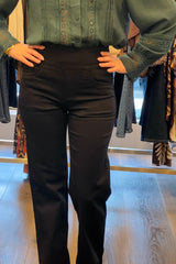 Tocada Pull Up Wide Leg Jeans
