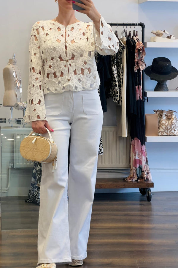 Crochet Daisy Jacket