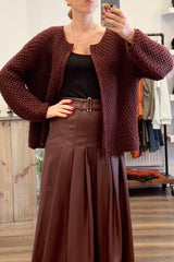Open Front Knit Jacket