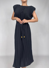 Split Pleated Dress