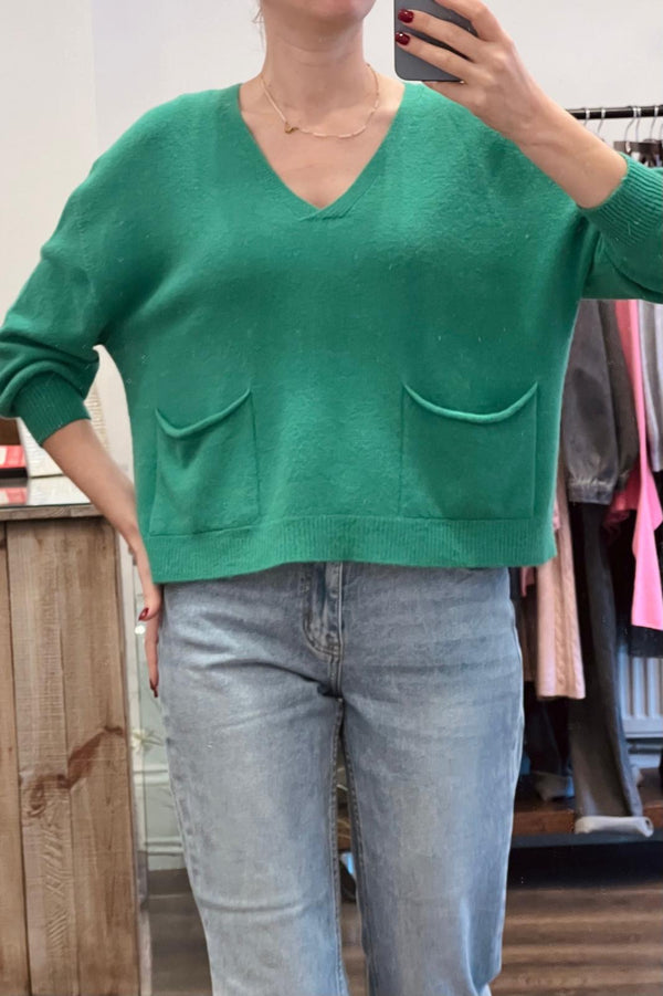 Front Pocket Knit Jumper