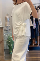 T-Shirt With Knotted Detail