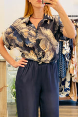 Print Short-Sleeve  Shirt