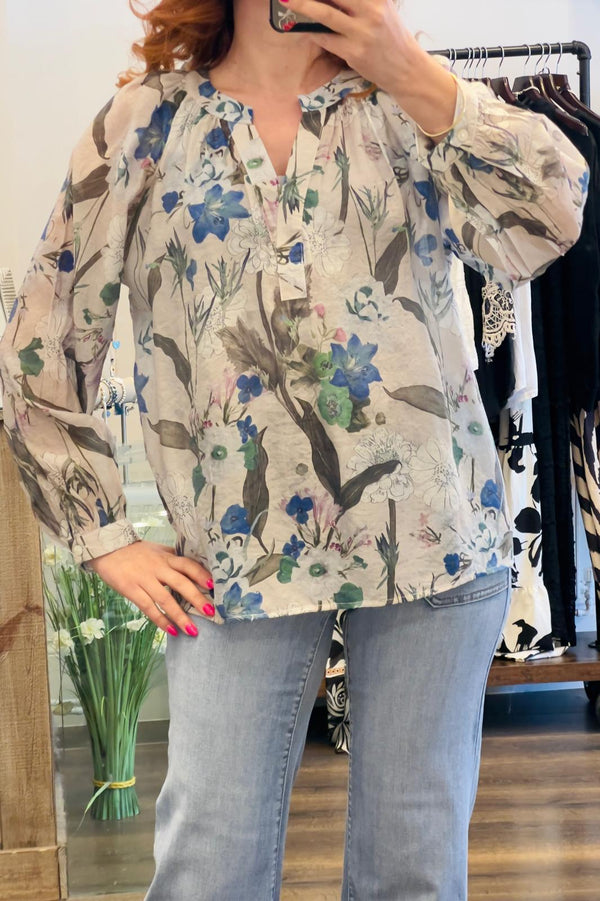 Grandad Floral Shirt