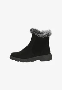 Caprice Fur Ankle Boots