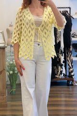 Diamond Crochet Cardigan