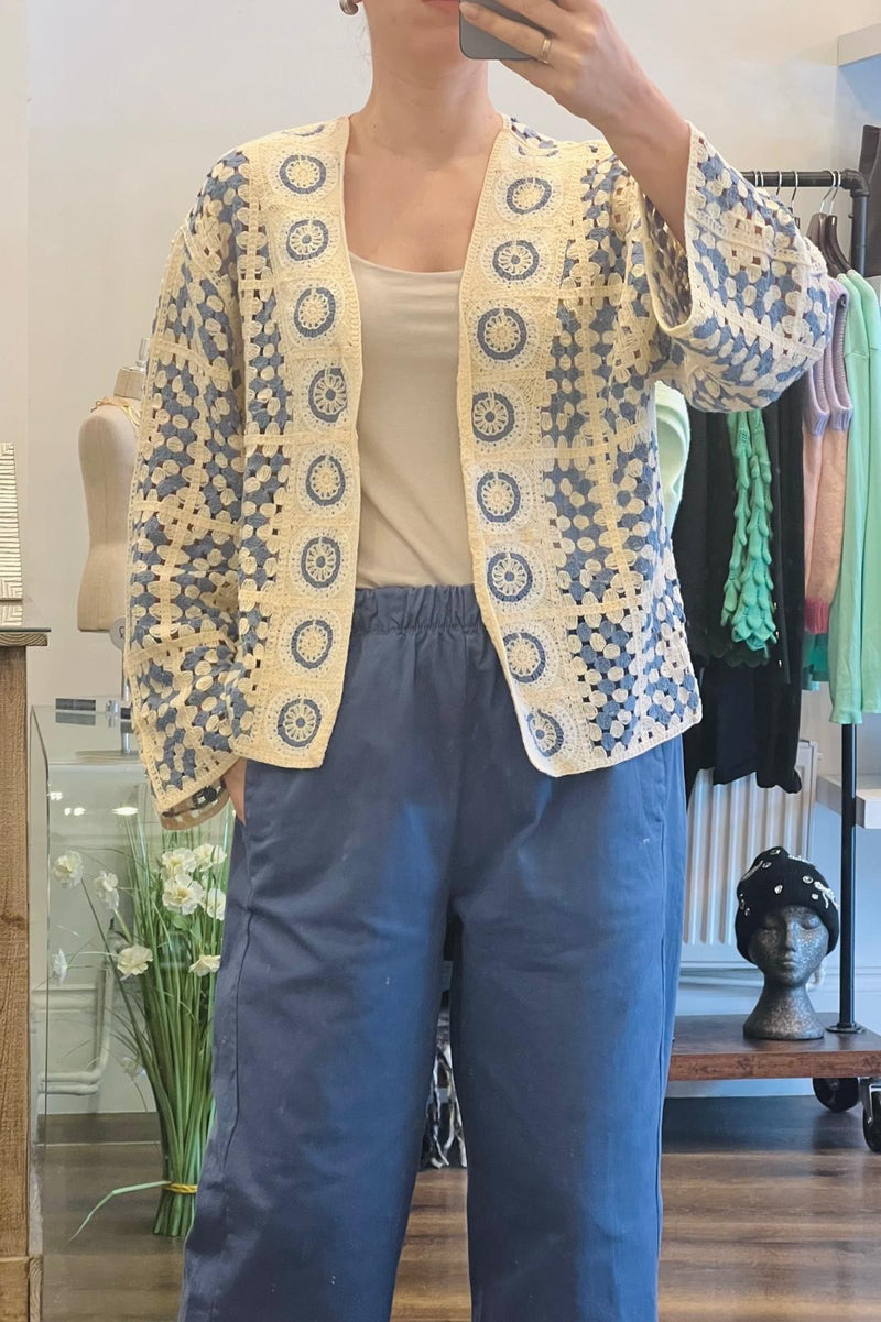Patchwork Crochet Jacket